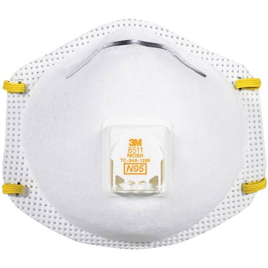 3M Particulate Respirator 8511, N95 (Pack of 80)