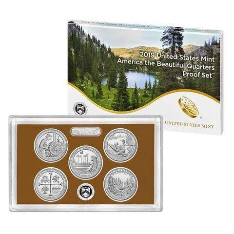 2019 America The Beautiful Quarters Proof Set by American Heritage Bullion