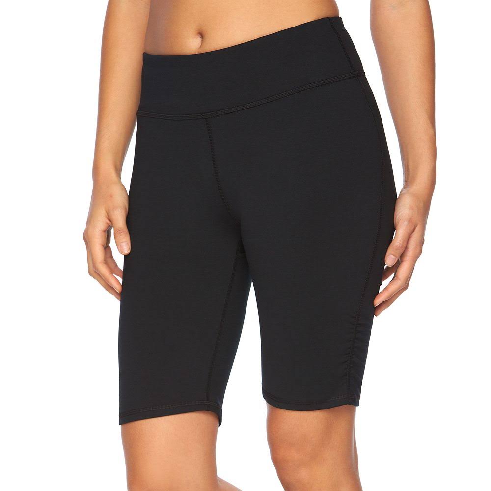 Womens Gaiam Om Yoga Shorts, Size: XS, Black